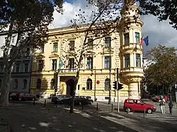 Building hosting the embassy in Zagreb