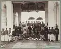 1st Malayan Durbar (Federal Conference) 14 July 1897 in Kuala Kangsar; YamTuan Muhammad Shah seated second from right