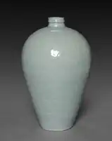 Song meiping vase with carved floral spray