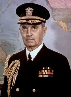 Portrait in uniform, with aiguillette indicating an aide to the President of the United States