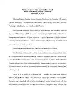 PDF document of Ford's written testimony
