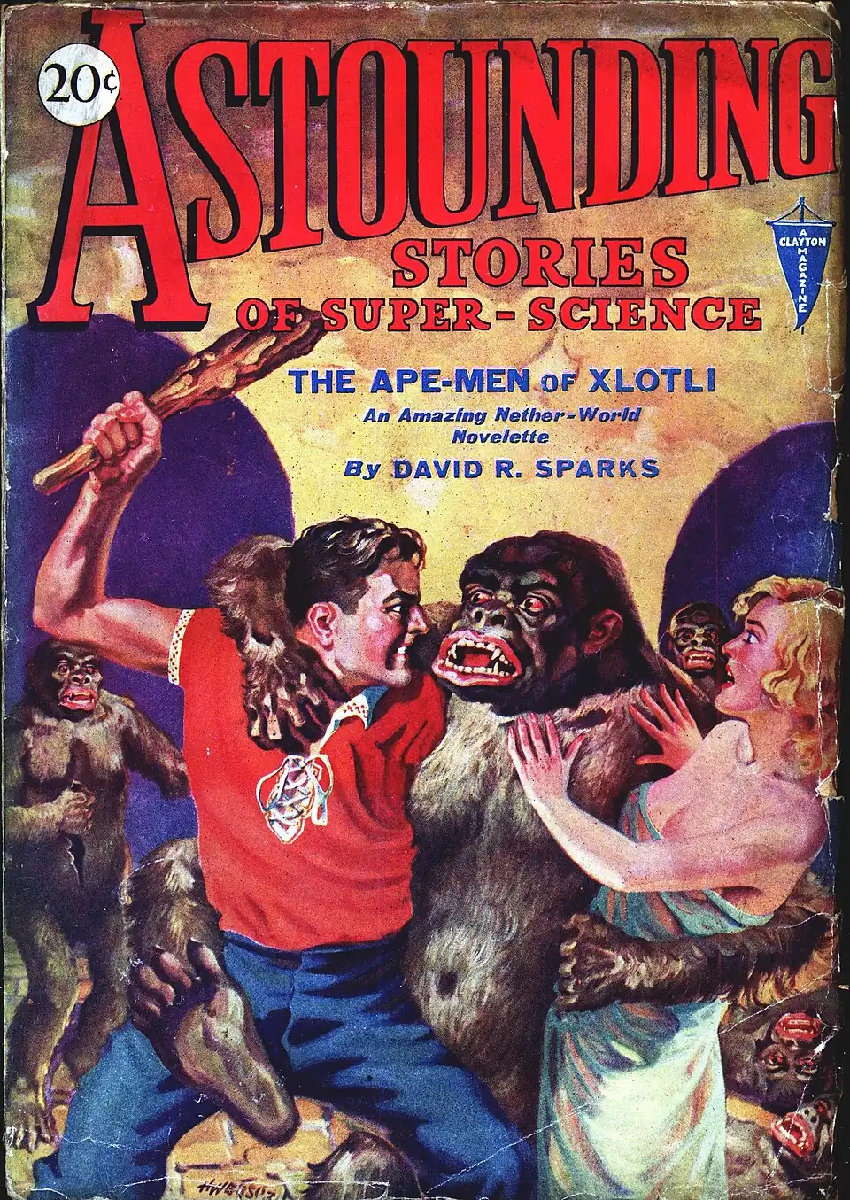 Astounding Stories cover image for December 1930