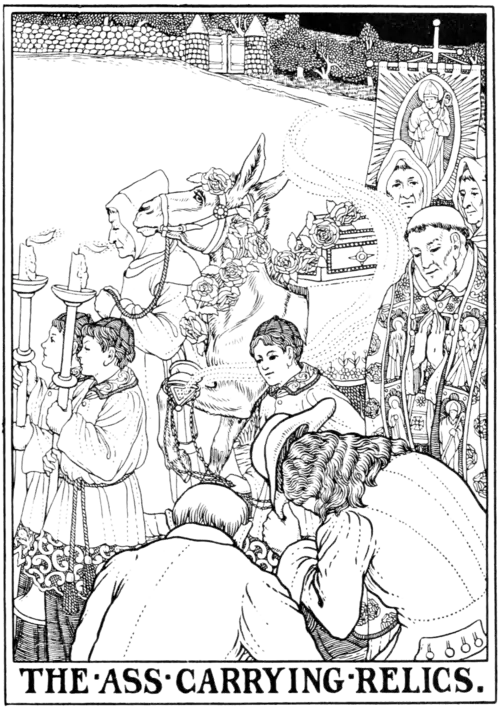 The Ass carrying Relics.