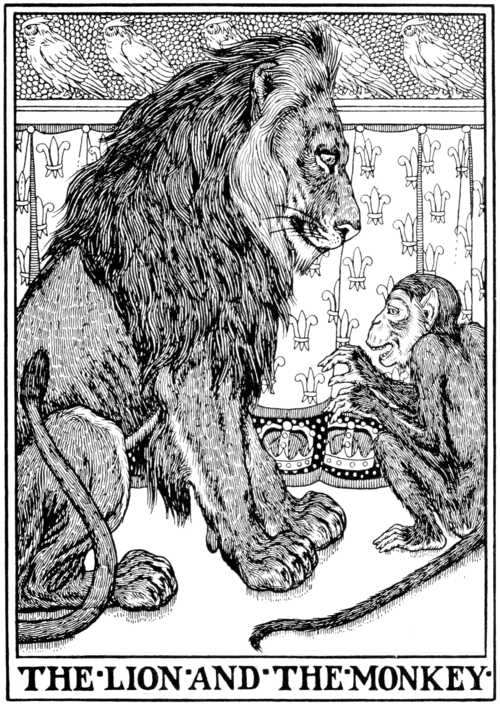 The Lion and the Monkey.