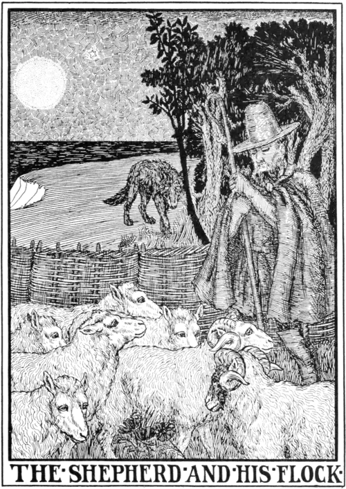 The Shepherd and his Flock.