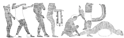 Mural Painting of a Human Sacrifice, from the Great Ball Court Temple.