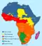 Language map of Africa