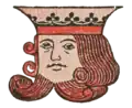 A king's head.