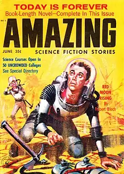 Amazing Science Fiction Stories cover image for June 1958