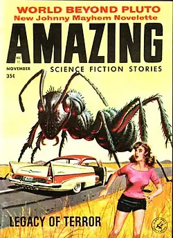 Amazing Science Fiction Stories cover image for November 1958