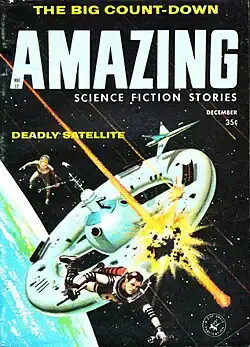 Amazing Science Fiction Stories cover image for December 1958