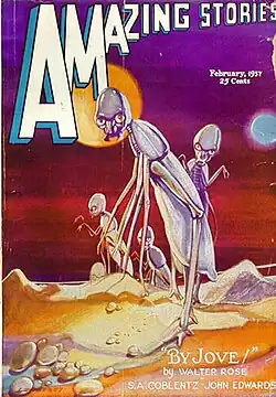Amazing Stories cover image for February 1937