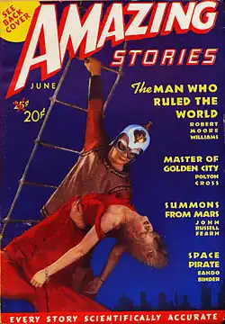 Amazing Stories cover image for June 1938