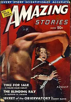 Amazing Stories cover image for August 1938