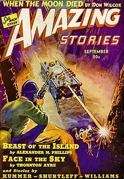 Amazing Stories cover image for September 1939