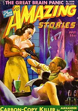 Amazing Stories cover image for July 1943