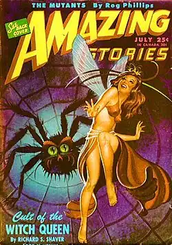 Amazing Stories cover image for July 1946