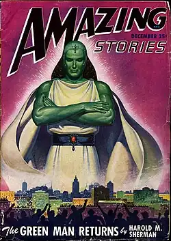 Amazing Stories cover image for December 1947