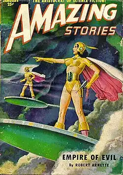 Amazing Stories cover image for January 1951