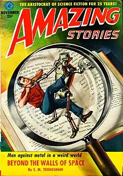 Amazing Stories cover image for November 1951