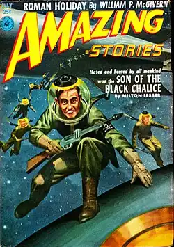 Amazing Stories cover image for July 1952