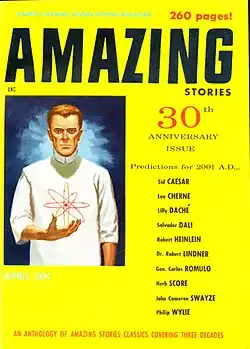 Amazing Stories cover image for April 1956