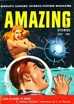 Amazing Stories cover image for July 1956