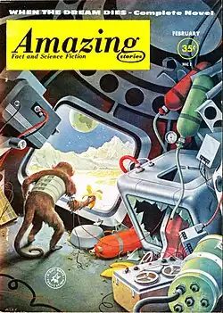 Amazing Stories cover image for February 1961