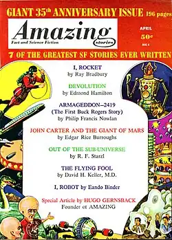 Amazing Stories cover image for April 1961