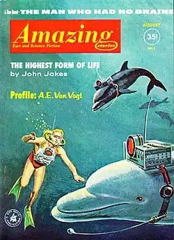 Amazing Stories cover image for August 1961