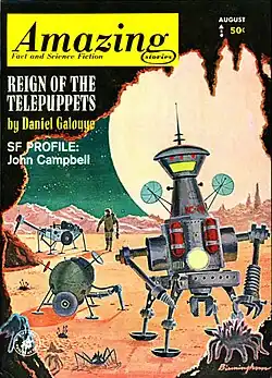 Amazing Stories cover image for August 1963