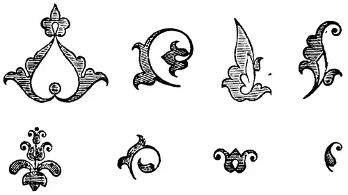 Examples of Grolier tools.