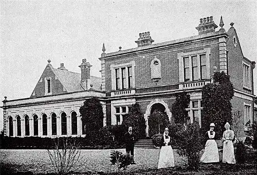 An early view of Ashburton hospital