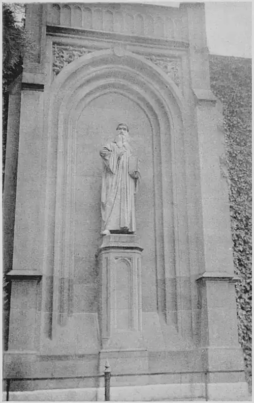 Portrait statue of Œcolampadius