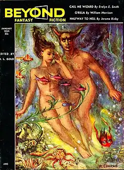 Beyond Fantasy Fiction cover image for January 1954