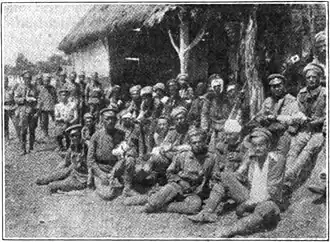 Wounded Czechoslovak fighters.