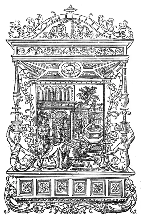 FROM 'LES HEURES' PRINTED BY SIMON DE COLINES Engraved by Geoffroy Tory
