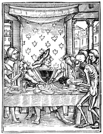 HOLBEIN'S DANCE OF DEATH THE KING