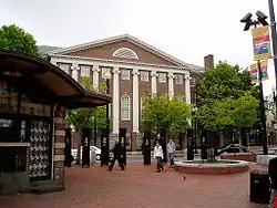 Photograph of Harvard Square, Cambridge, Massachusetts