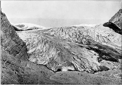THE ICEFALL OF THE YOHO GLACIER