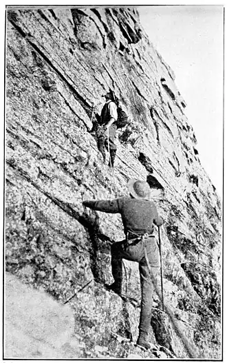 SCALING CLIFFS OF PINNACLE MOUNTAIN