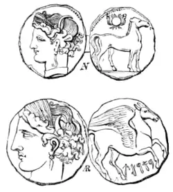 COINS OF CARTHAGE.