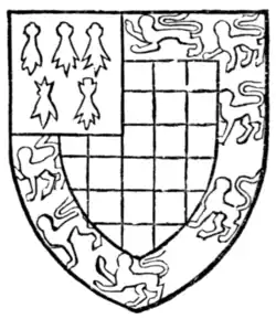 Fig. 61.—The arms of John de Bretagne, Earl of Richmond.