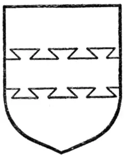 Fig. 105.—Fess dovetailed.