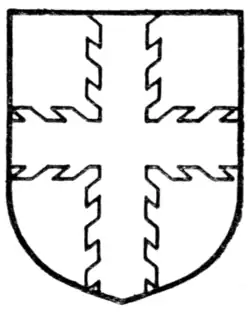 Fig. 160.—Cross raguly.