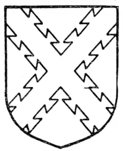 Fig. 192.—Saltire dovetailed.
