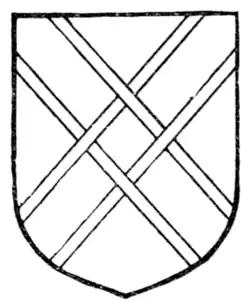 Fig. 193.—Saltire parted and fretty.