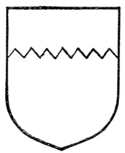 Fig. 198.—Chief indented.