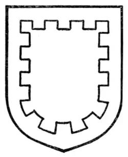 Fig. 213.—Bordure embattled.