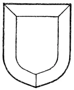 Fig. 222.—Bordure tierced in pairle.